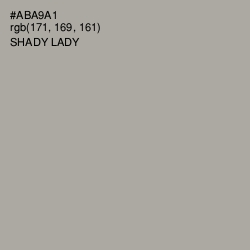#ABA9A1 - Shady Lady Color Image